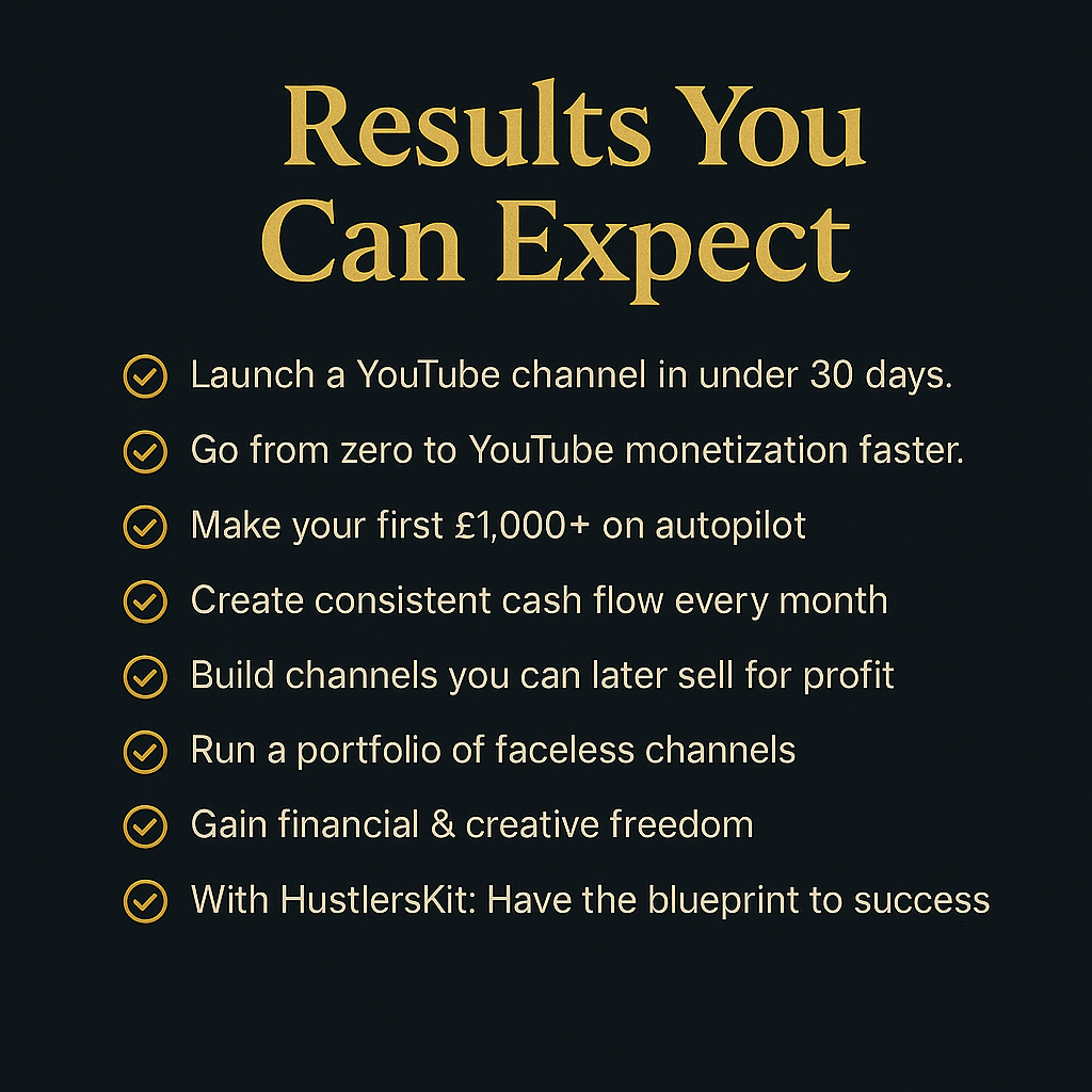 HustlersKit Youtube Automation Exclusive Blue Print